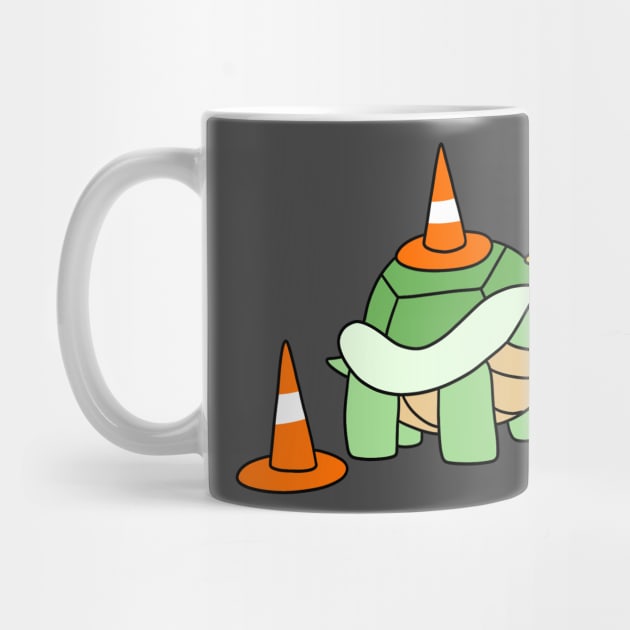 Traffic Cone Turtle by saradaboru